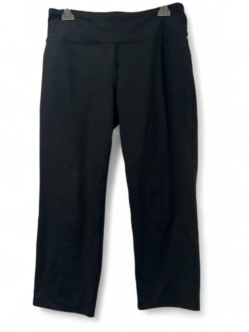 Lands' End Women's Black Leggings Medium